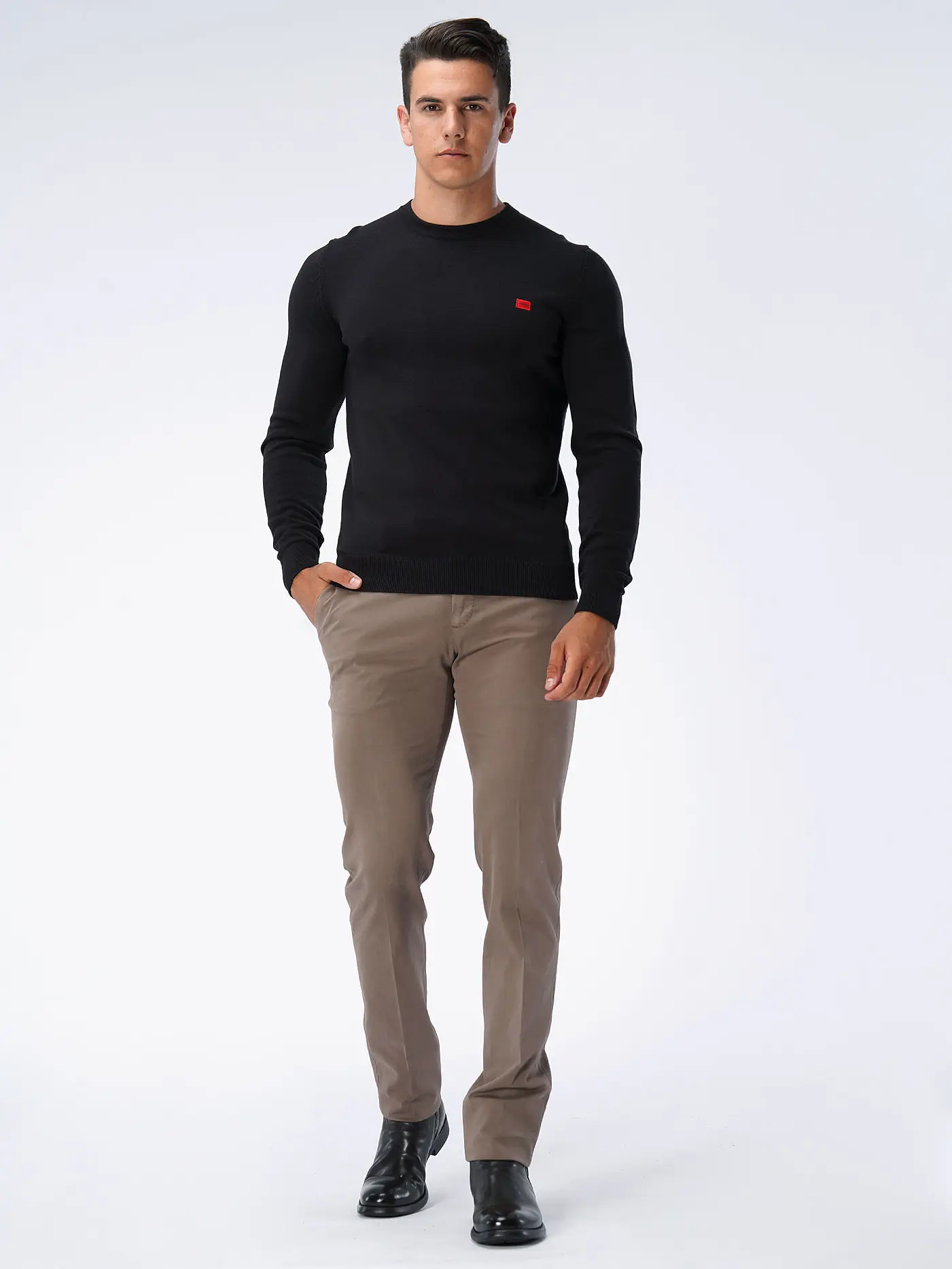HUGO | Pullover SAN CASSIUS-C1 | schwarz